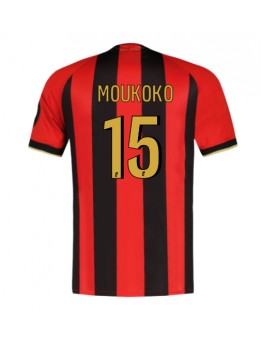 Billige OGC Nice Youssoufa Moukoko #15 Hjemmedrakt 2024-25 Kortermet